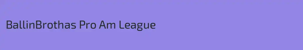 BallinBrothas Pro Am League